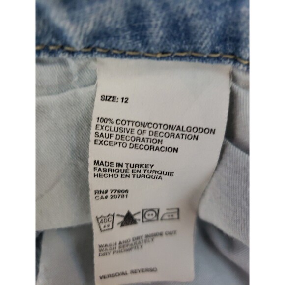 Tommy Hilfiger Women's Pants cropped Size 12 24 inseam cotton denim - Picture 10 of 14